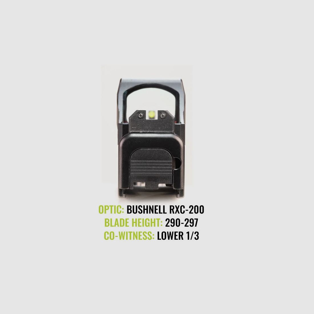 NIGHT FISION Glock 42/43/43X Stealth Tritium Sight 290-297 BB, Bild 5 von 7
