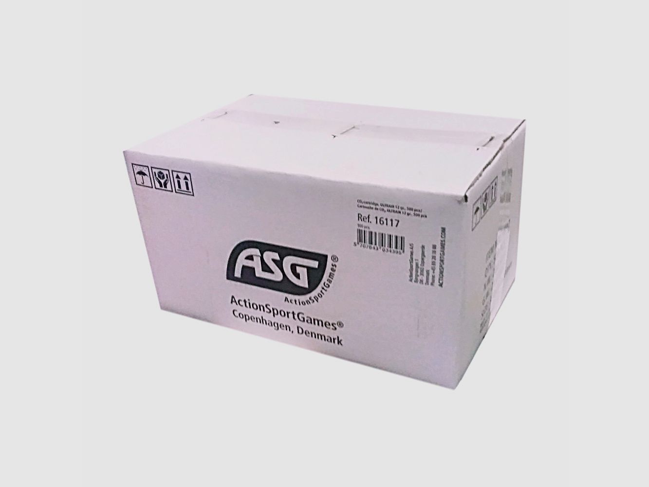 ASG Ultrair Co2 12g Capsules Box 500 pcs. High performance Taiwan