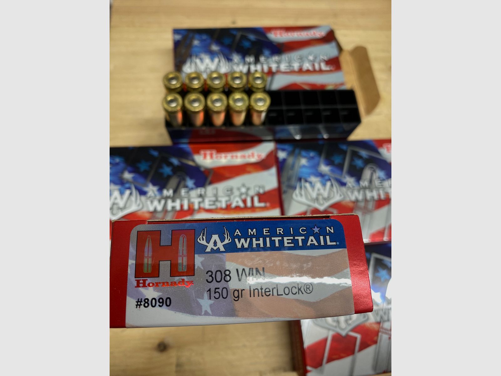 Hornady American Whitetail 308 150gr 90 rounds box