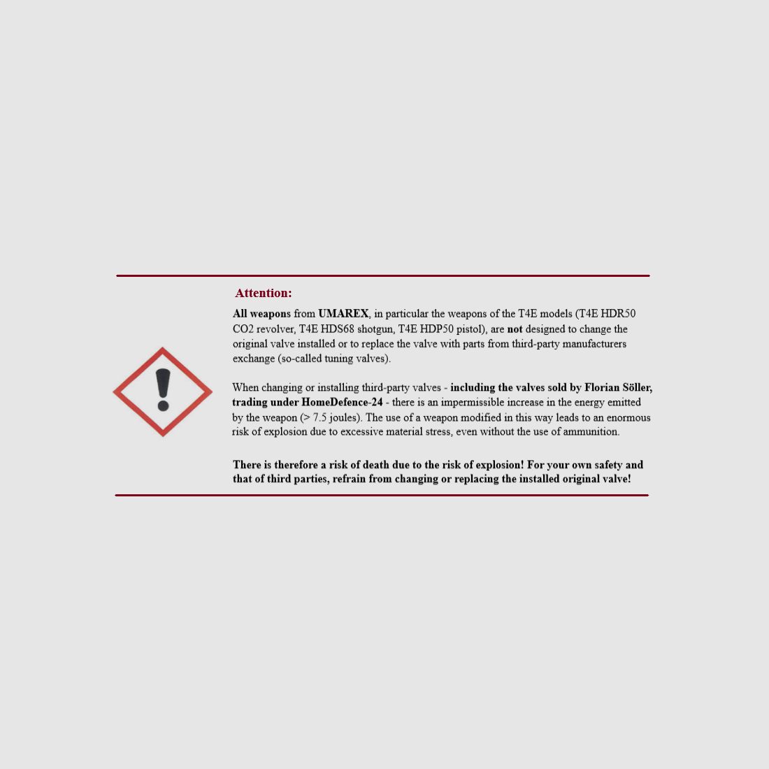 NEW!! Powerkit.50 for ALFA 1.50 CO² Pistol | Exportventil | Maximale Power 25j+