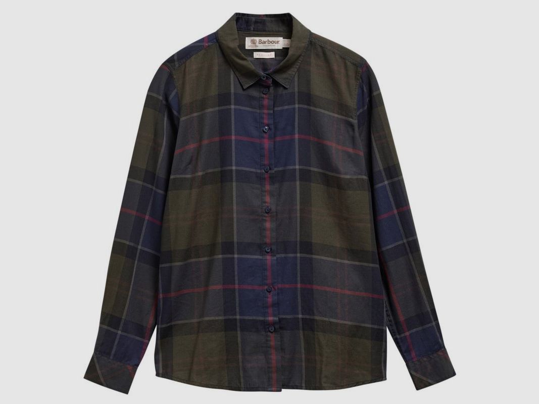 Barbour D-Bluse Bredon Langarm | shadow classic tartan, Bild 2 von 10