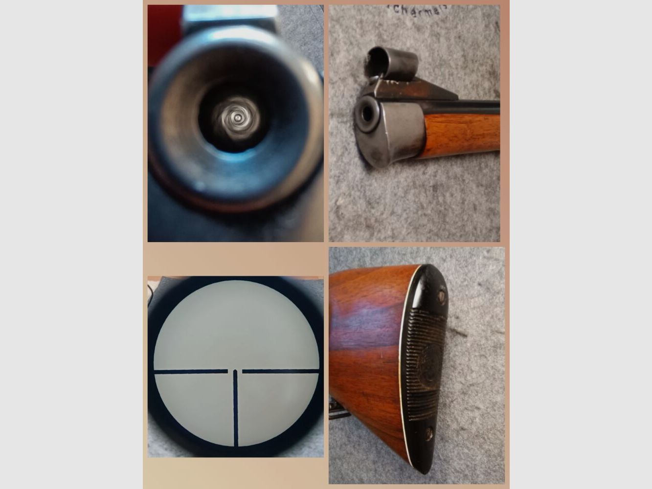 Krico Kriegeskorte Repetierstutzen mit ZF Hubertus 4fach Optik