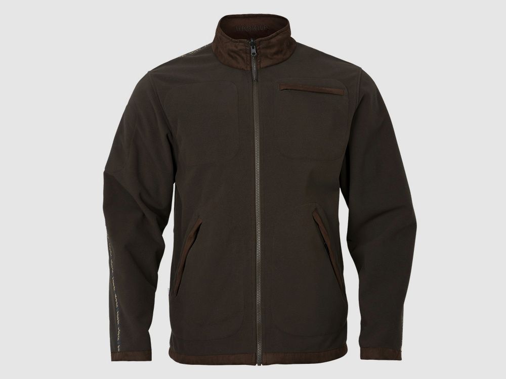 Härkila Kamko Regal chaqueta polar roja/marrón para hombre, imagen 2 de 5
