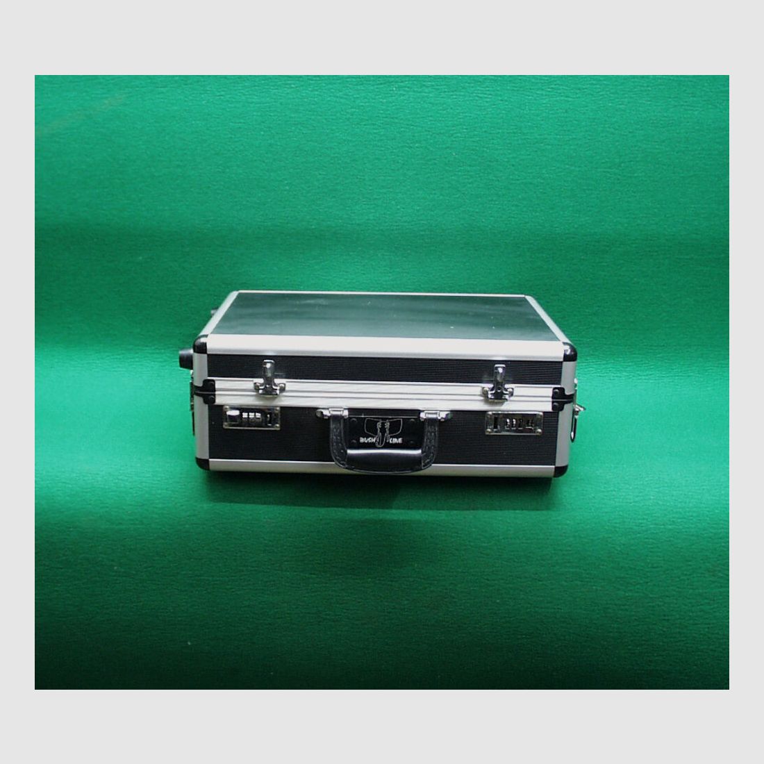 Aluminium koffer voor pistolen, zwart