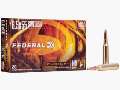 Munitions de Fusil Federal 6,5 x 55 SE 9,1 g / 140 gr Fusion Soft Point
