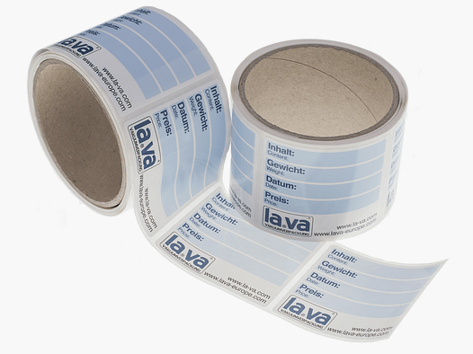 Etiquetas de lava para bolsas de vacío