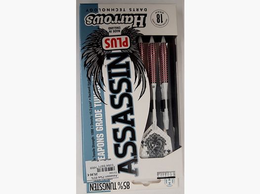 Harrows Darts Technology Assassin Plus 85% Soft 18g Dart e accessori