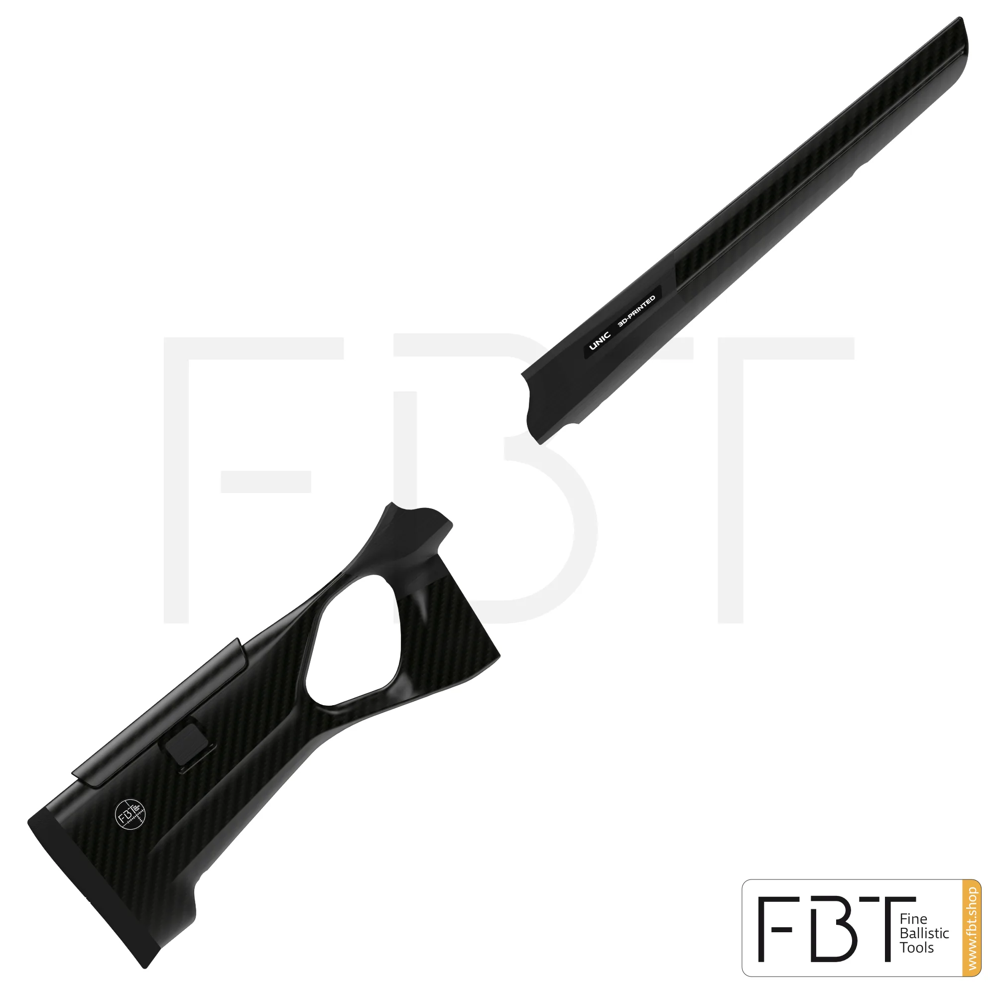 UNIC Carbon Linksschaft | für Waffen Modell Blaser R8 zweiteiliger Schaft