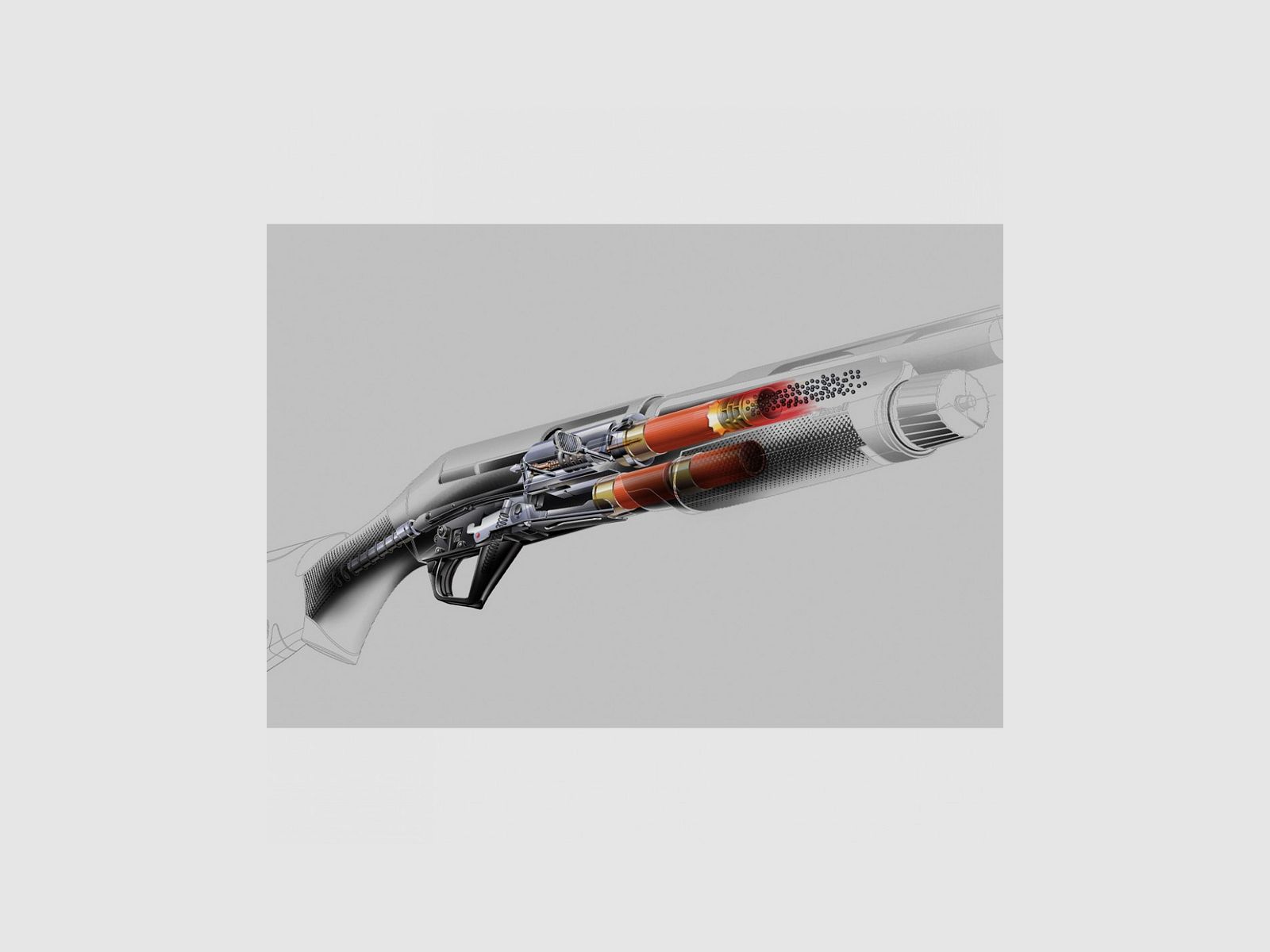 Benelli M2 Speed Kal. 12/76 Magnum, Bild 8 von 9