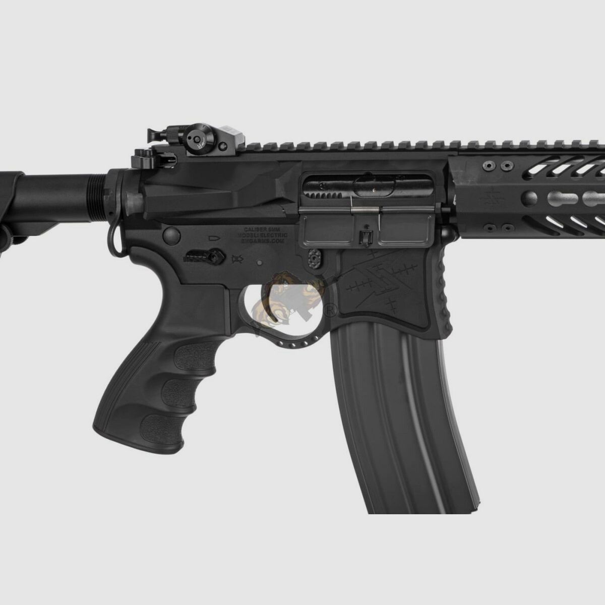 G&G Seekins Precision AR15 SBR8 Schwarz Airsoft S-AEG frei ab 18