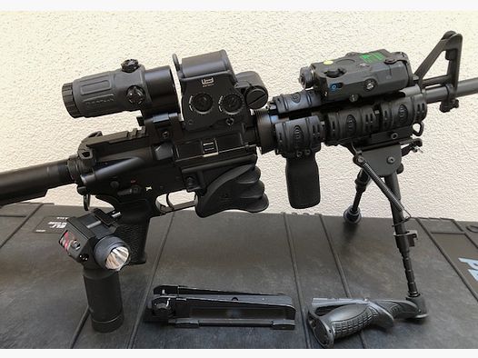 Schmeisser AR15 M4_mit_Zubehör