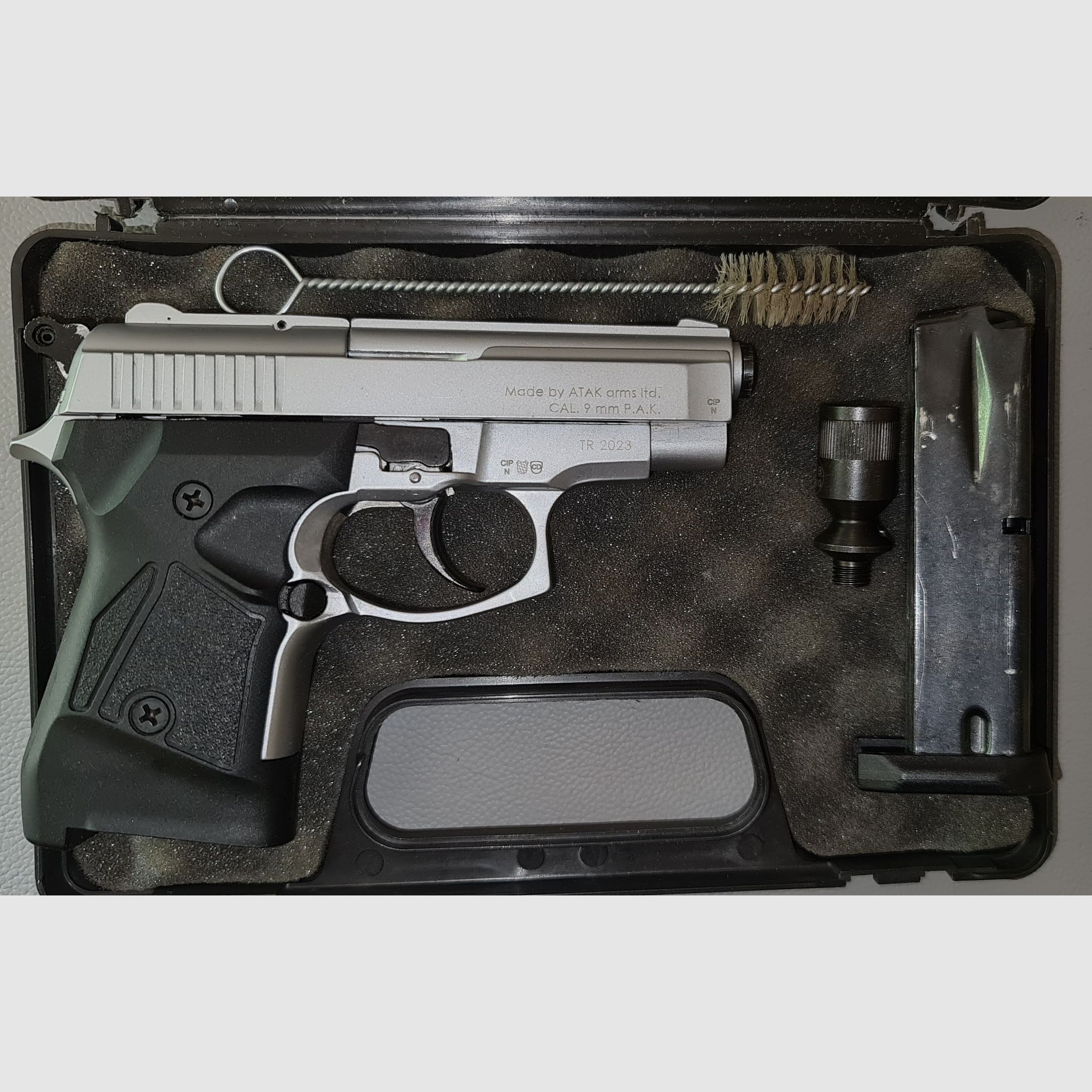 ZORAKI 914 P / cal. 9mm / PTB 1070 /SCHRECKSCHUSS PLATZ GAS PISTOLE SILVESTER SELBSTVERTEIDIGUNG SAMMLER