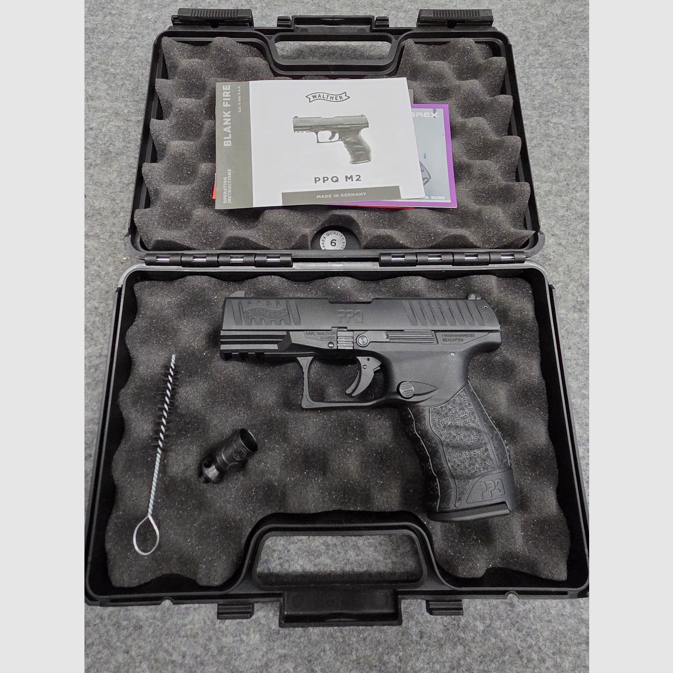 Walther PPQ M2 Calibre 9mm PAK Schreckschuss SRS