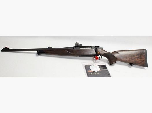 Sauer 404 Elegance Artemis links mit Burris Fast Fire II Rotpunktvisier