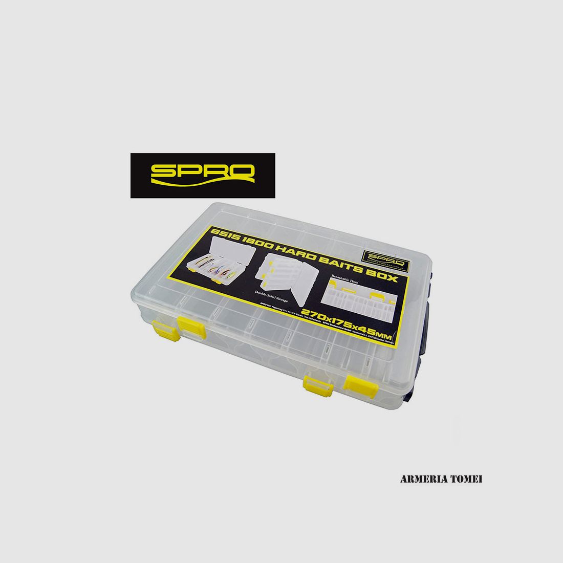 SPRO 6515 1800 HARD BAITS BOX 270x175x45 mm, immagine 1 di 3