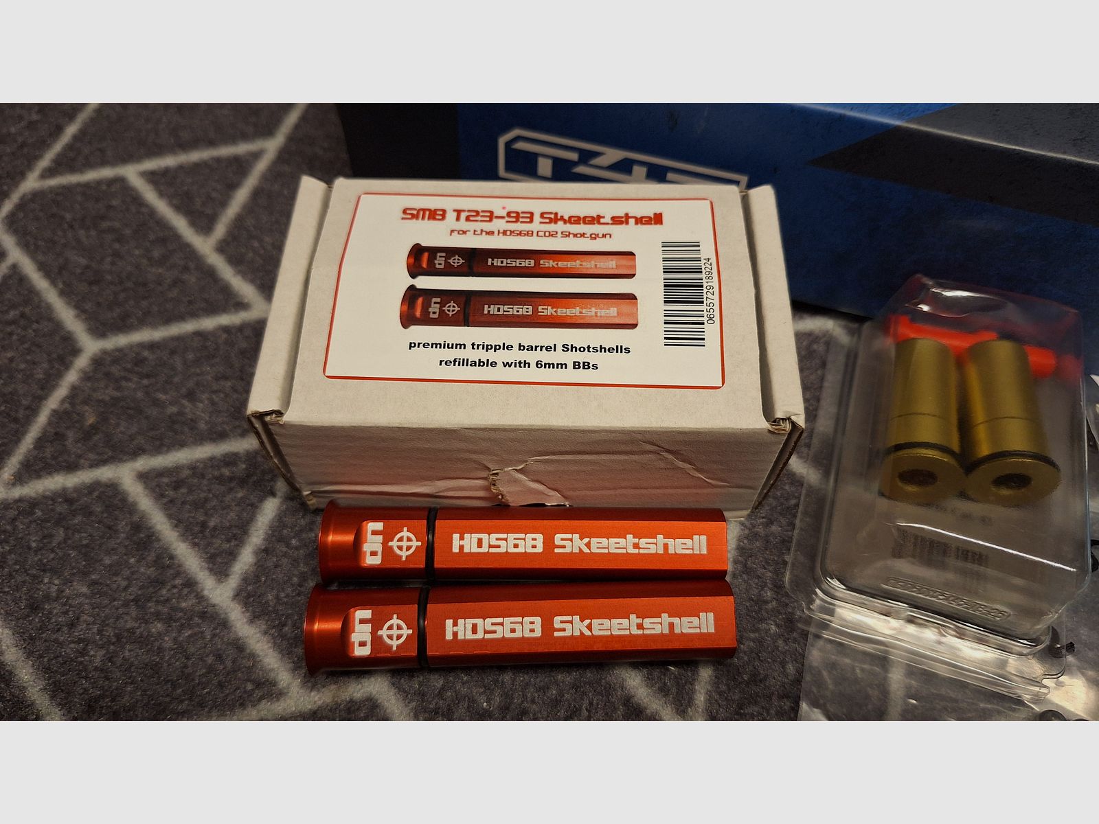 T4E TS 68 / HDS 68 Premium pakiet z zaworem eksportowym, amunicją, CO2, pociskami śrutowymi, strzałkami itp. Nowy!