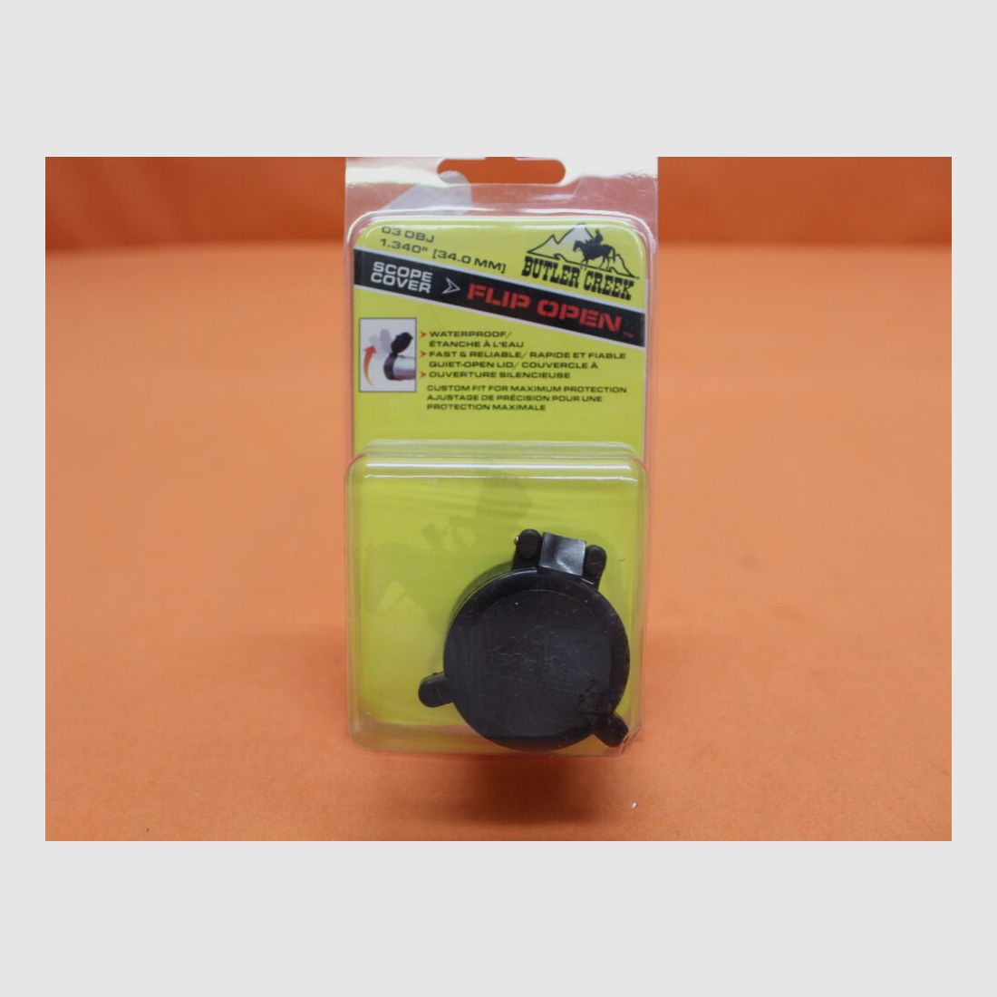 Butler Creek Butler Creek Flip-Up Cover Cap Doel Ø=34,0mm Objectief Klapdeksel voor Richtkijkers (30035)