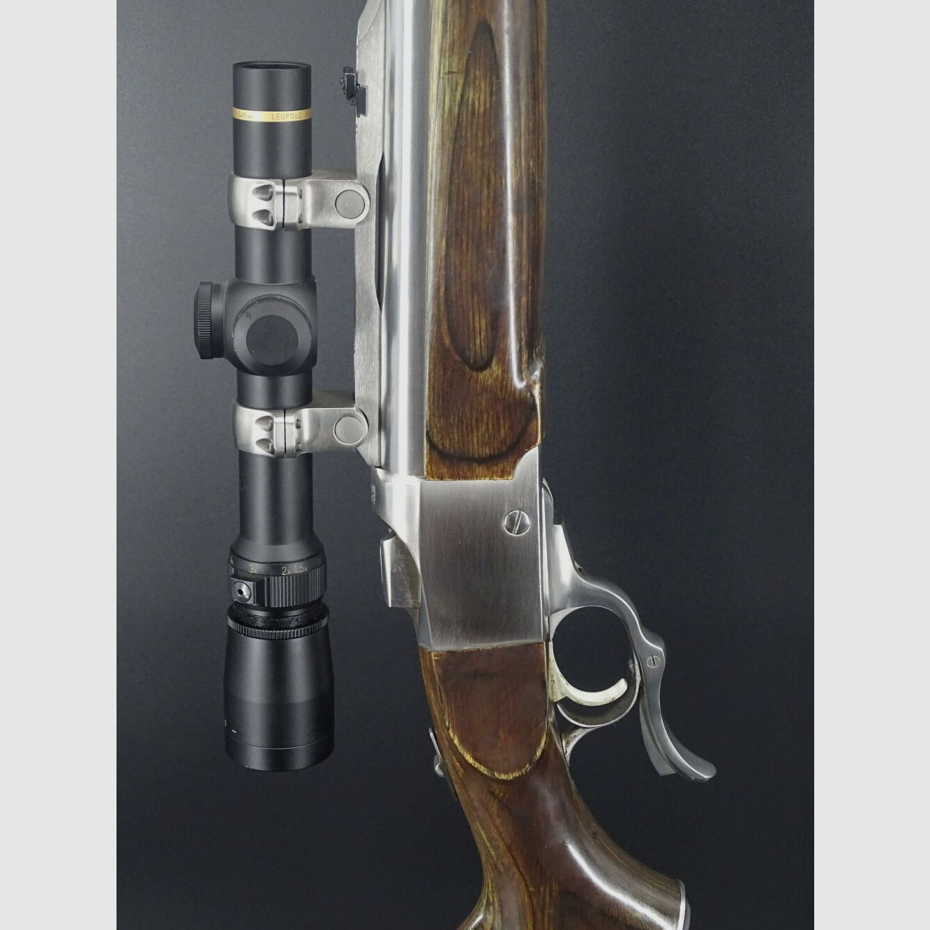 Ruger No1 mit Leupold ZF Kaliber .458 Lott Männergewehr No1 Bj 2007 Stainless