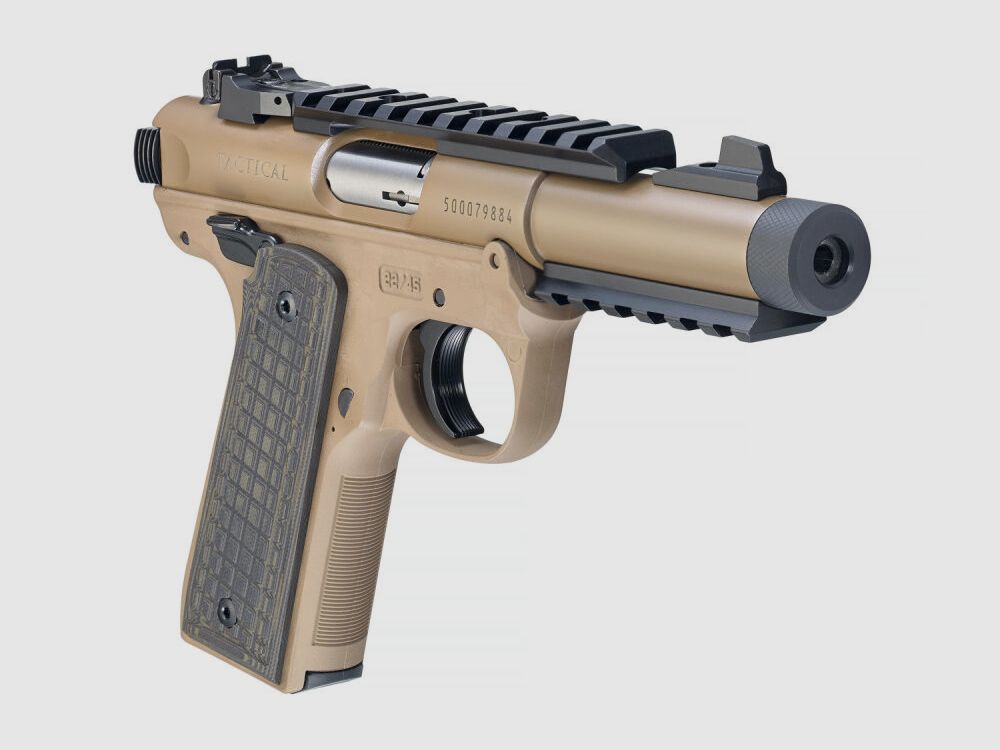 Ruger MARK IV 22/45 TACTICAL Cerakote Brązowy