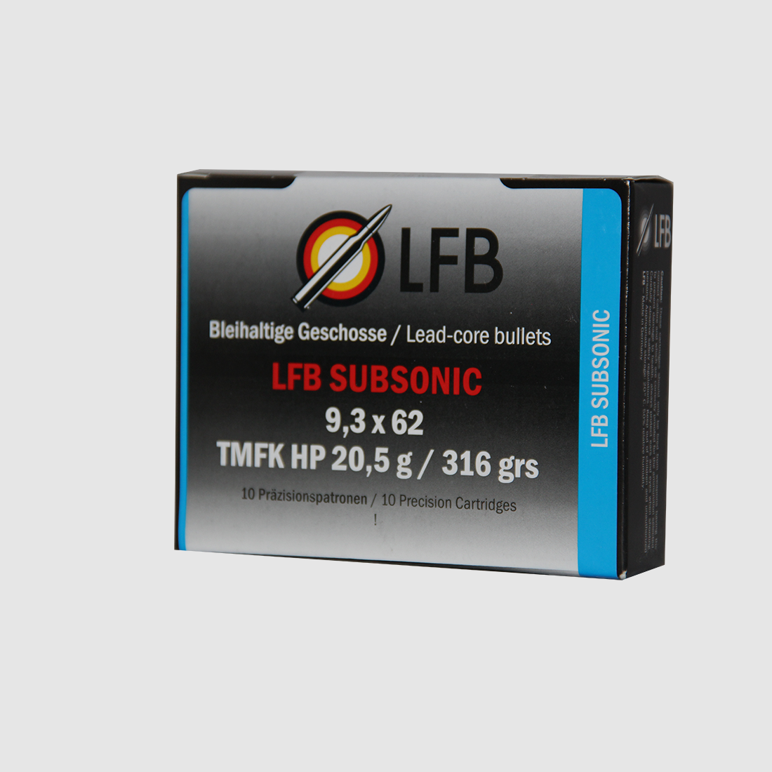 LFB Subsonic 9,3×62 TMFK HP 20,5g / 316grs