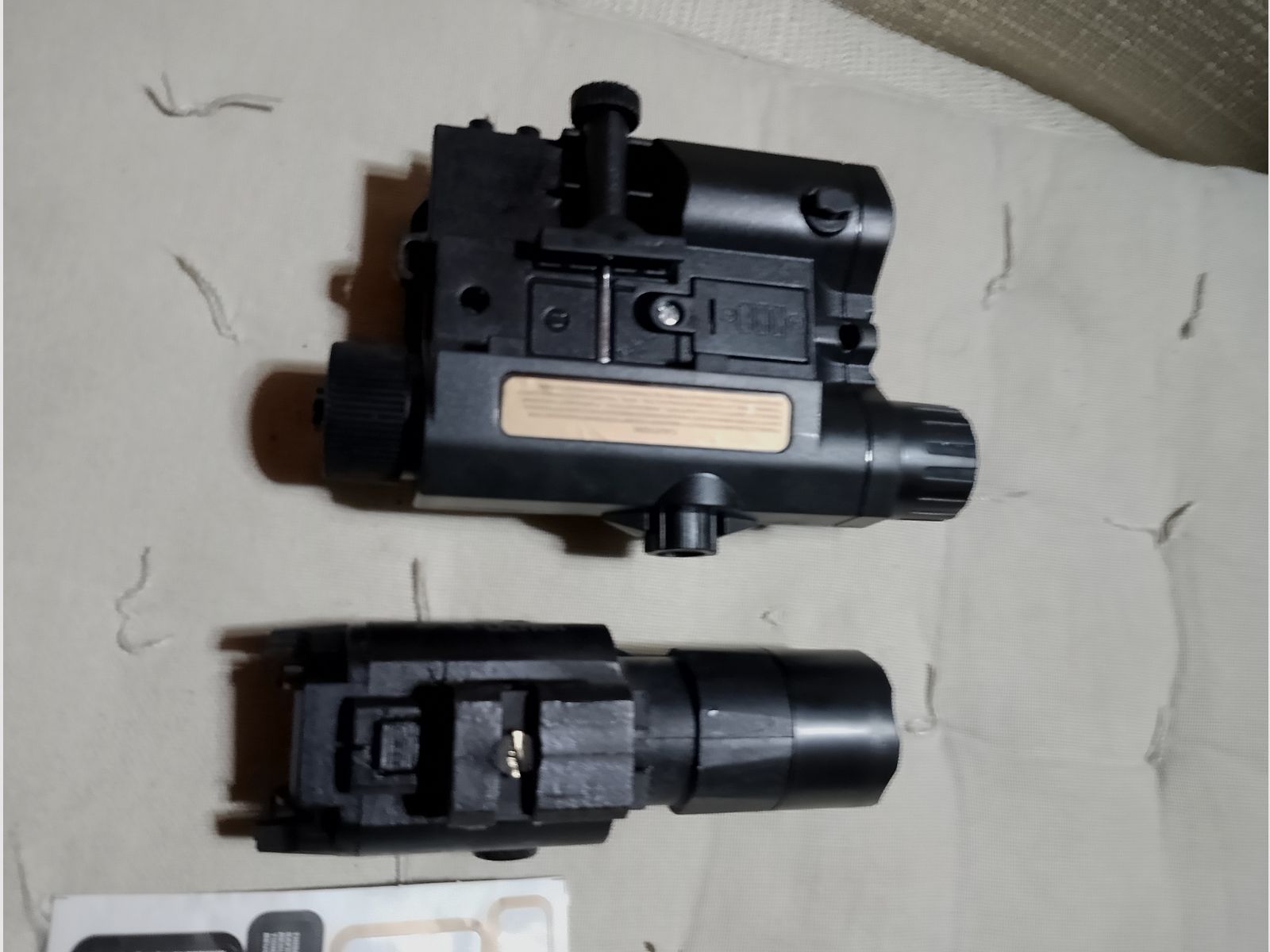 1x laser flashlight combo + one lamp Picatinny universal airsoft softair paintball weapon rifle red dot green light Mg