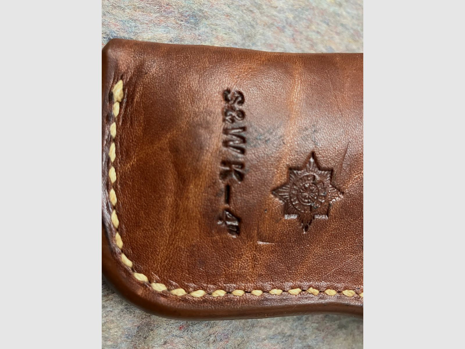 Leder Waffenholster Smith & Wesson  S&W     K - 4 Zoll