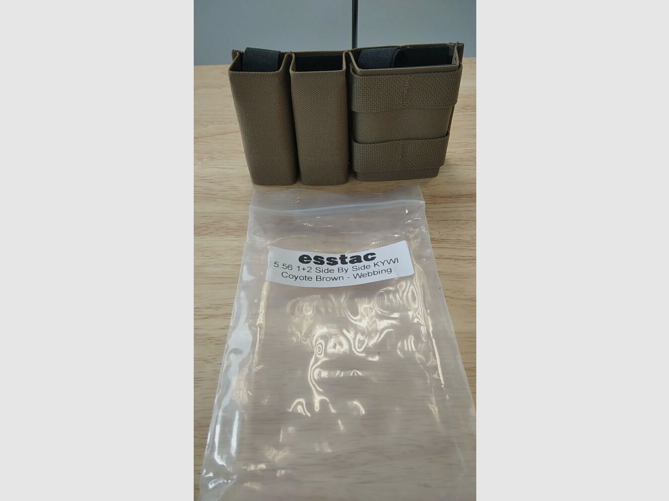 Pouch 1+2 Side By Side KYWI Shorty (5.56 Mag/2x Pistol Mag) Esstac USA