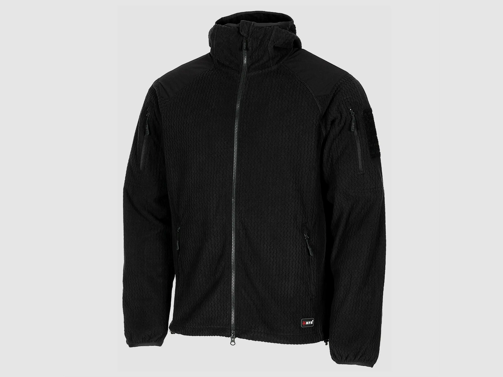 MFH MFH Chaqueta de Forro Polar ViperGrid - Negra / 3XL