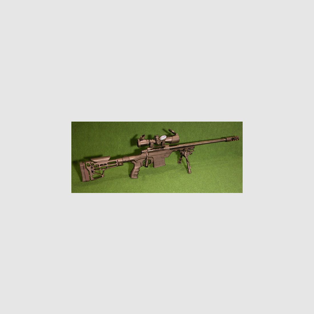 Accuracy HOWA 1500 cal. .223 Rem sniper custom-made LSS skeleton folding stock 4-chamber brake scope UTG-Swat