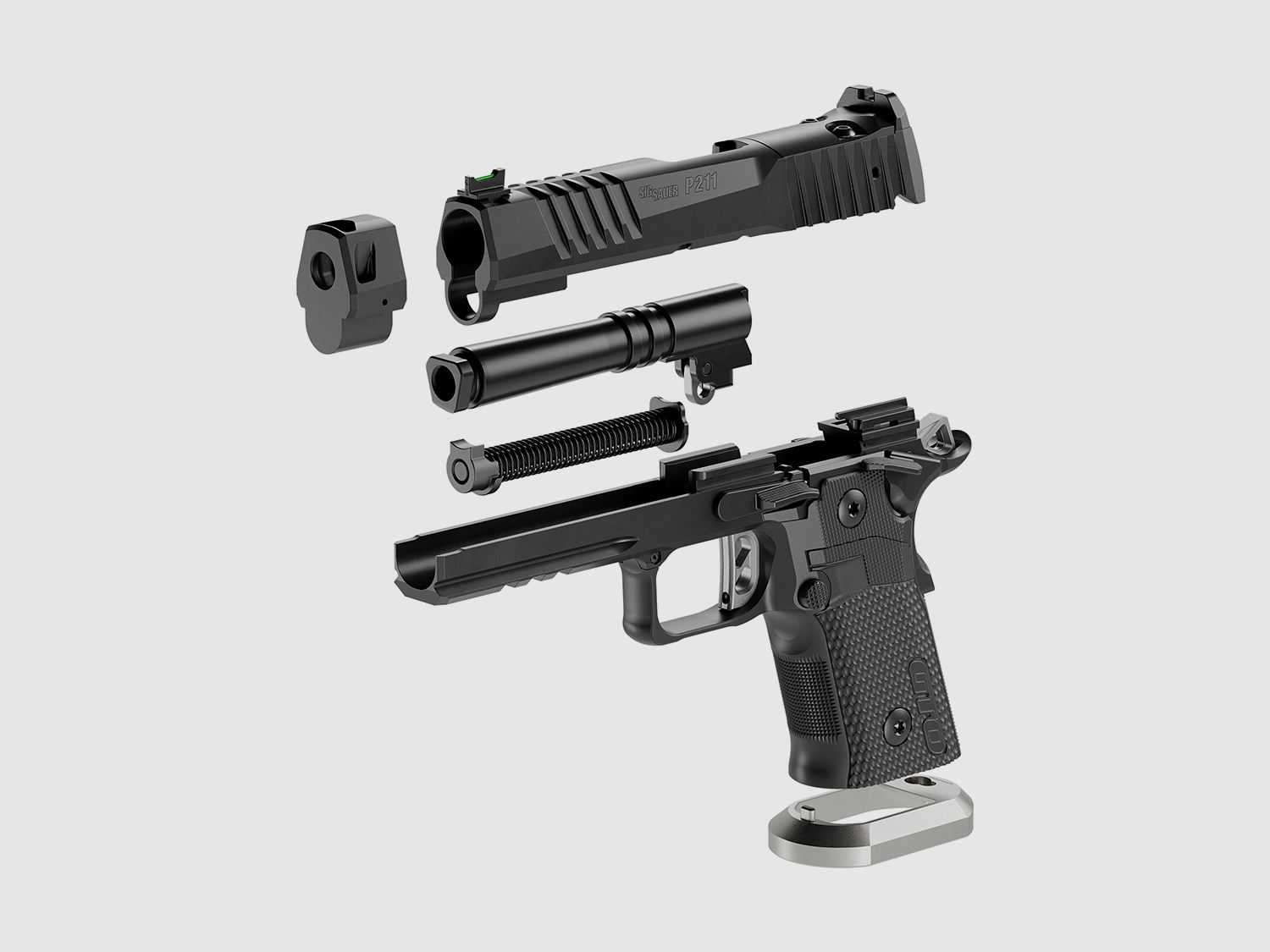 SIG Sauer P211-GTO Schwarz 9mm Luger - Selbstladepistole, Bild 9 von 9