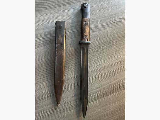 Bajonetta fucile 84/98 III, il bajonetto standard della Wehrmacht per il Karabiner 98k