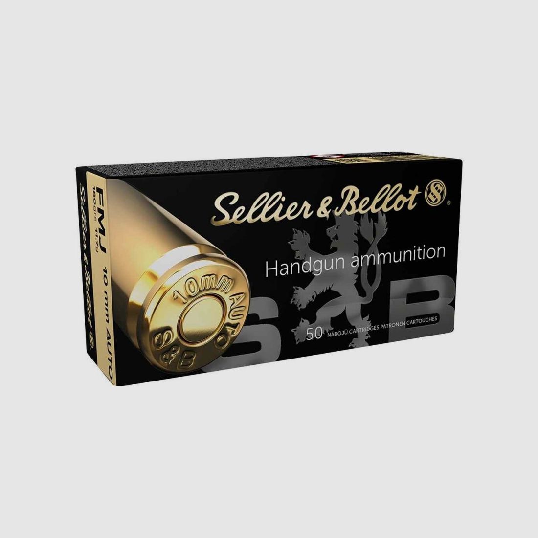 Sellier & Bellot 10 mm Auto Vollmantel 11,7g/180grs.
