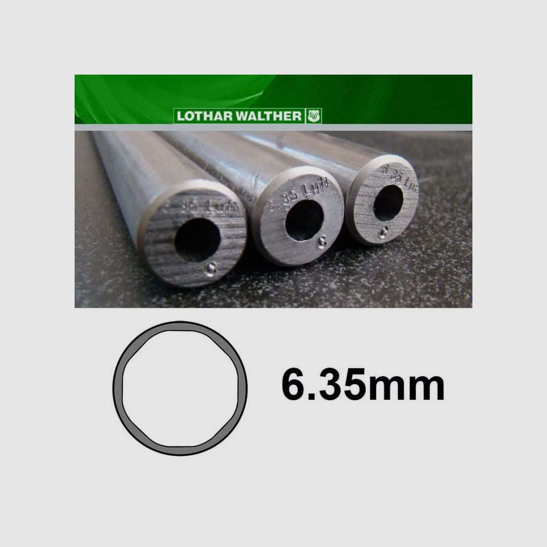 Lothar Walther 6.35mm Polygonlauf mit Choke