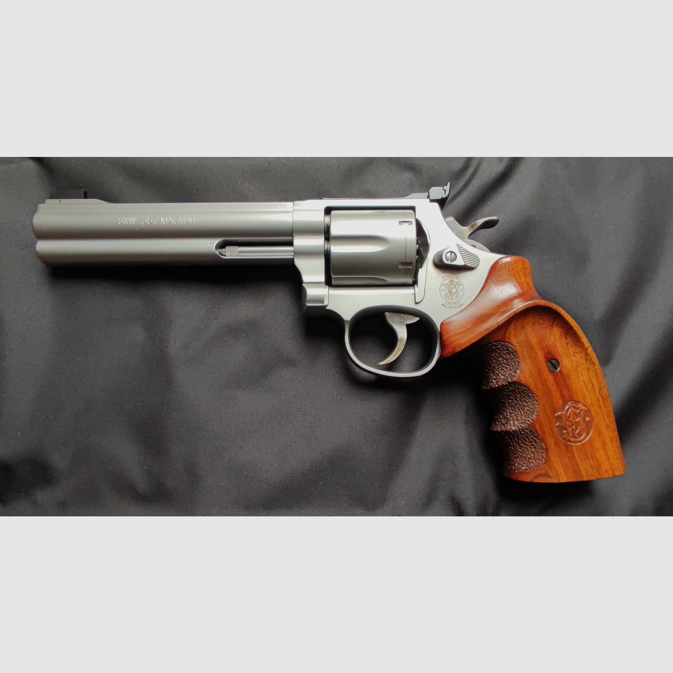 Smith & Wesson (S&W) 686 Target Champion .357 Mag. Revolver Edelstahl