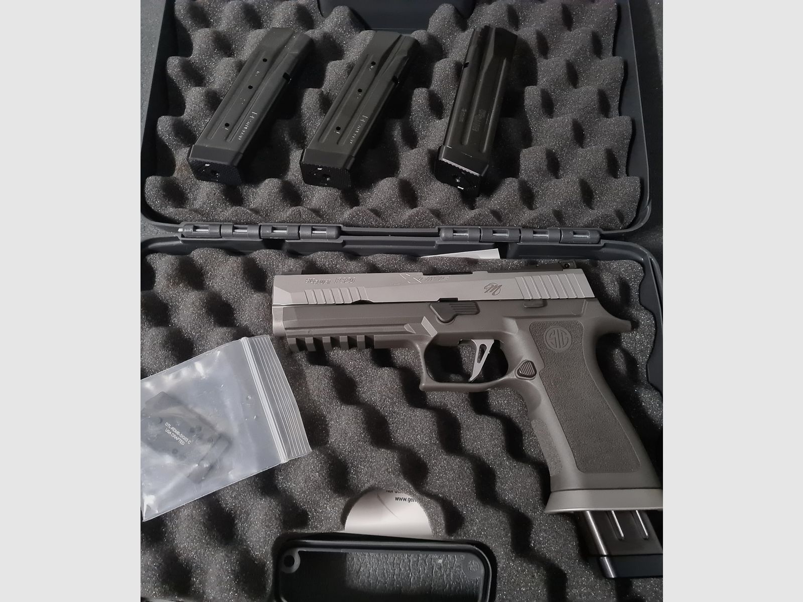 SIG SAUER P320 XFIVE Legion SILVER SHADOW 9 mm