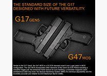 Pistolet GLOCK Mod. 47 Gen5 MOS FS 9mm Luger