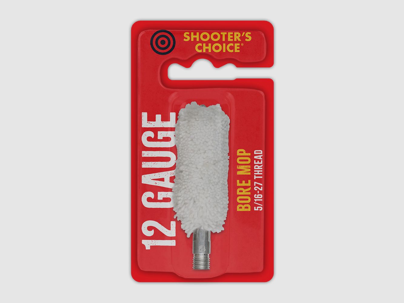 Spazzola in lana Shooter's Choice .12 Gauge Cotone 3" – 5/16-27 (SHF-3M12)