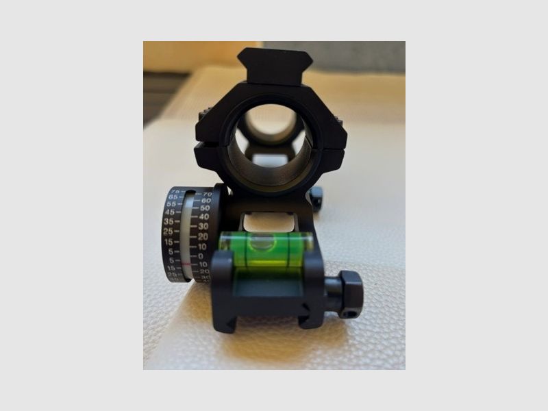 Tijdwise Blockmontage met libelle & hellingsmeter (30mm / 25,4mm) – NIEUW - Topprijs zonder OVP