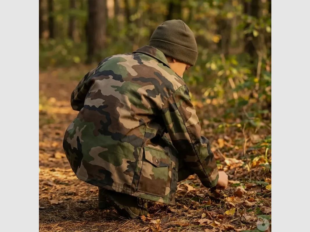 Jagdjacke mit Reißverschluss aus Baumwolle-Polyester Camo 6 bis 16 Jahre, Bild 3 von 14
