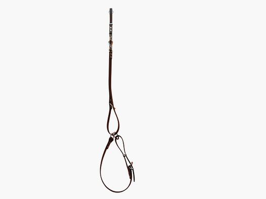 Heim Correa de perro – con collar normal (Biothane 45 cm marrón, ancho 20 mm)