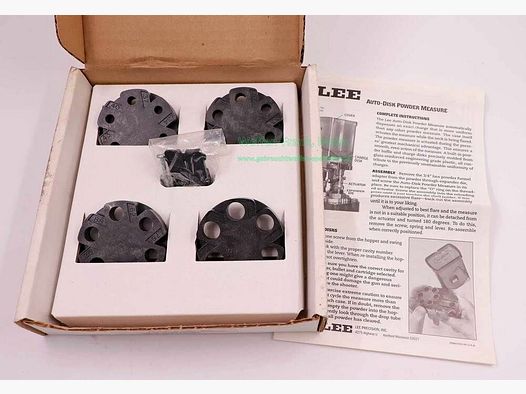 Lee / USA Scheibenset 4-fach LEE Pulverdosiergerät