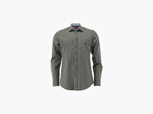 OS TRACHTEN Herrenhemd 1/1 Arm Slim Fit grün