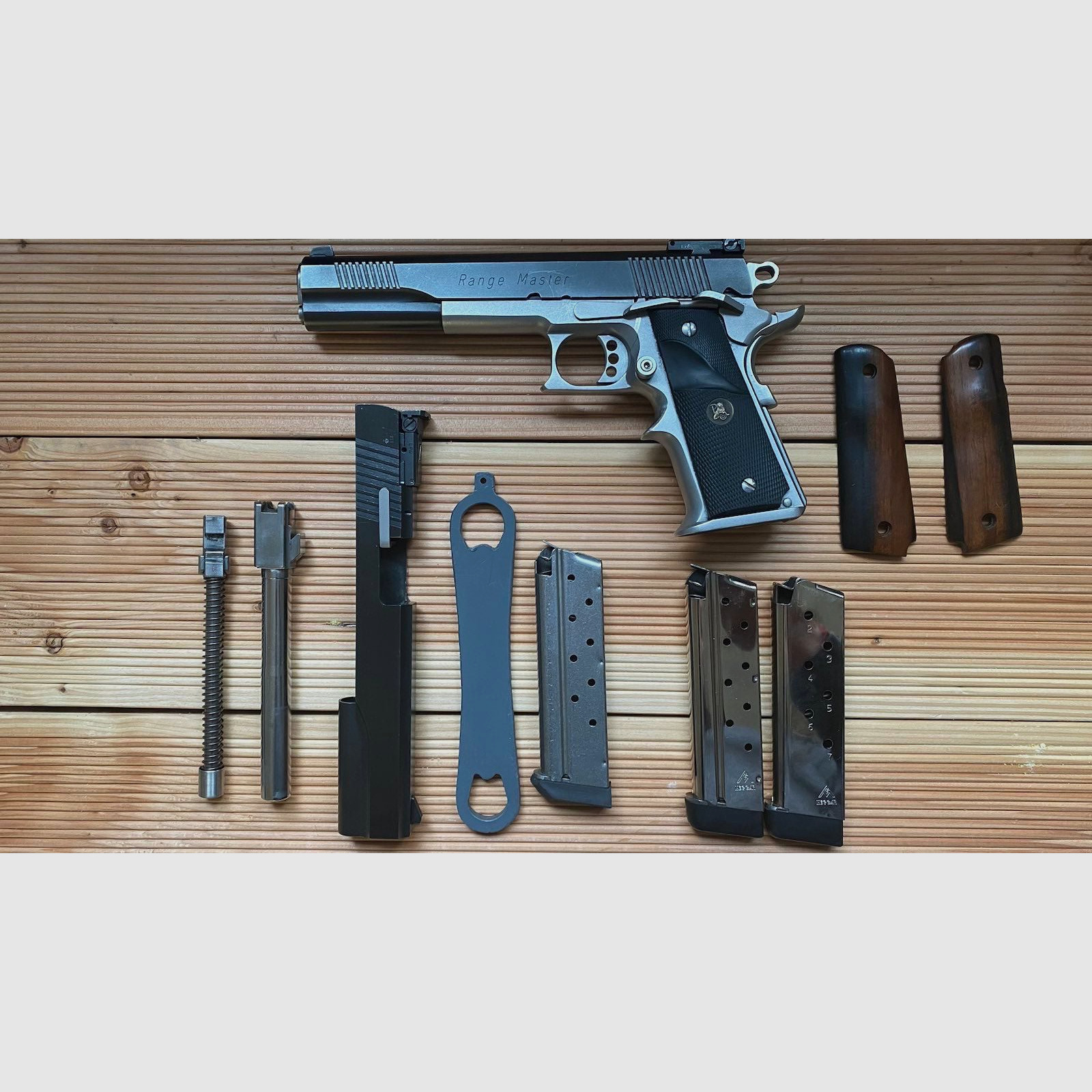 Peters Stahl 1911 Rangemaster - .45ACP/9mm Luger Wechselsystem - Multicaliber Schlitten als zweites System