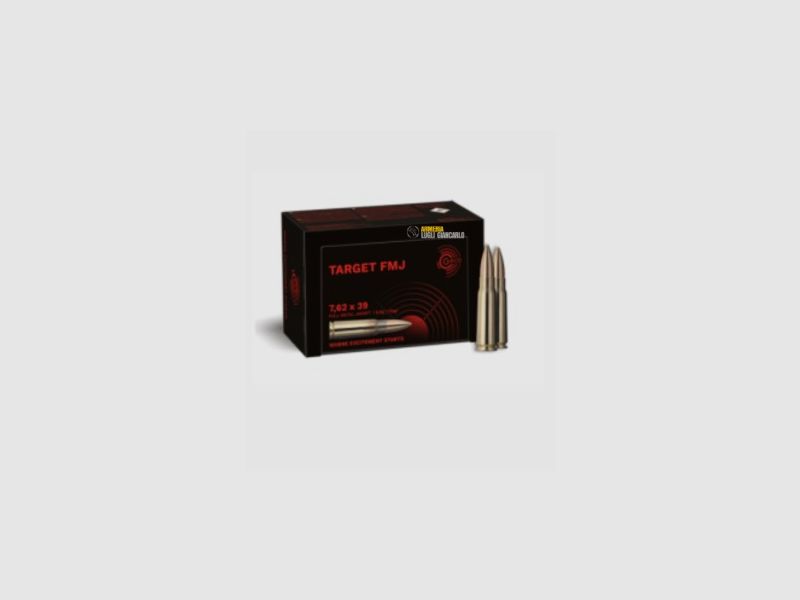 GECO 7,62×39 TARGET FMJ 8,0g 50 Stk.