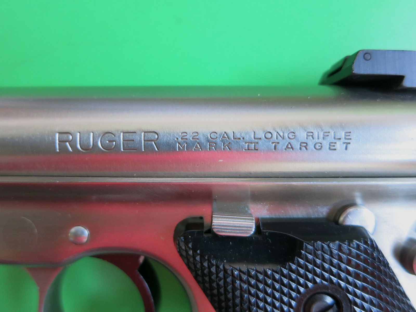 Sportpistool Ruger Mark II (MK 2) Target STS, .22 lfB, RVS (roestvrij staal)     #31