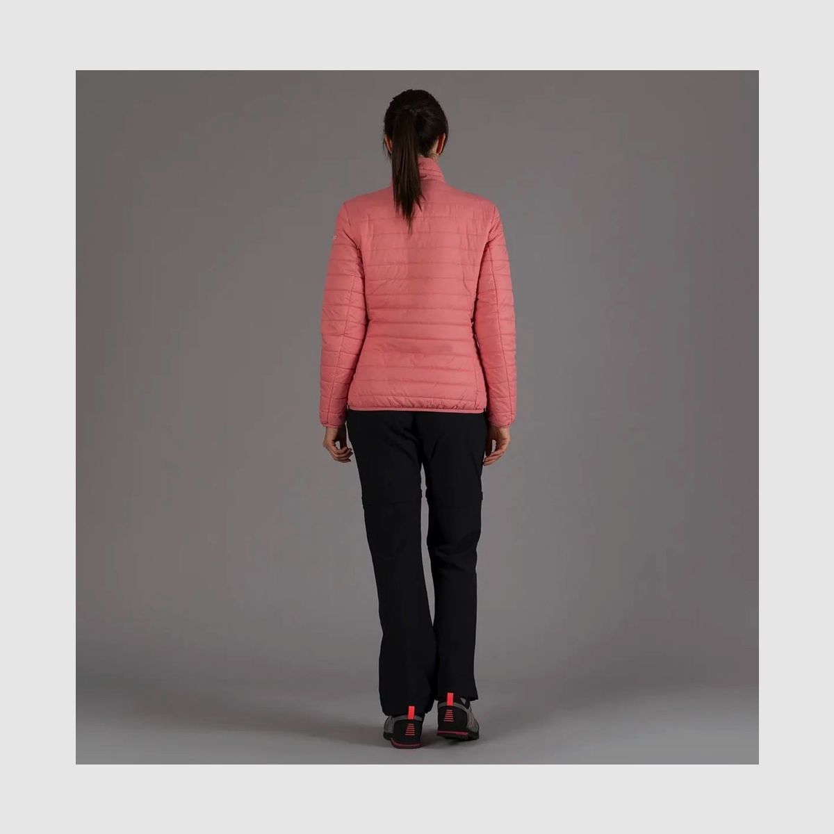 CMP Damen-Zip-Off-Trekkinghose Schwarz