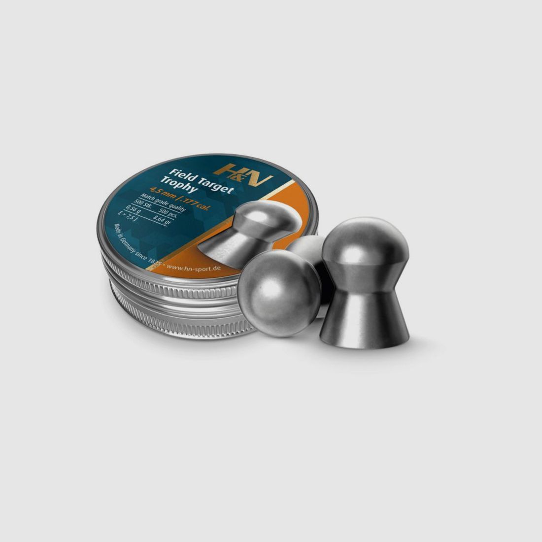 H&N Field Target Trophy 4,5mm 500 uds., imagen 2 de 2