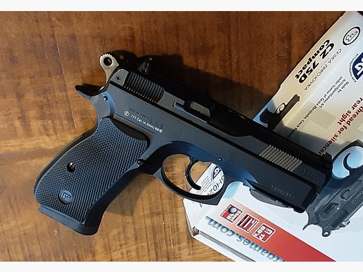 Co2-Pistole CZ75D Compact in 4,5 mm Stahl BB Co2 Non Blow Back 