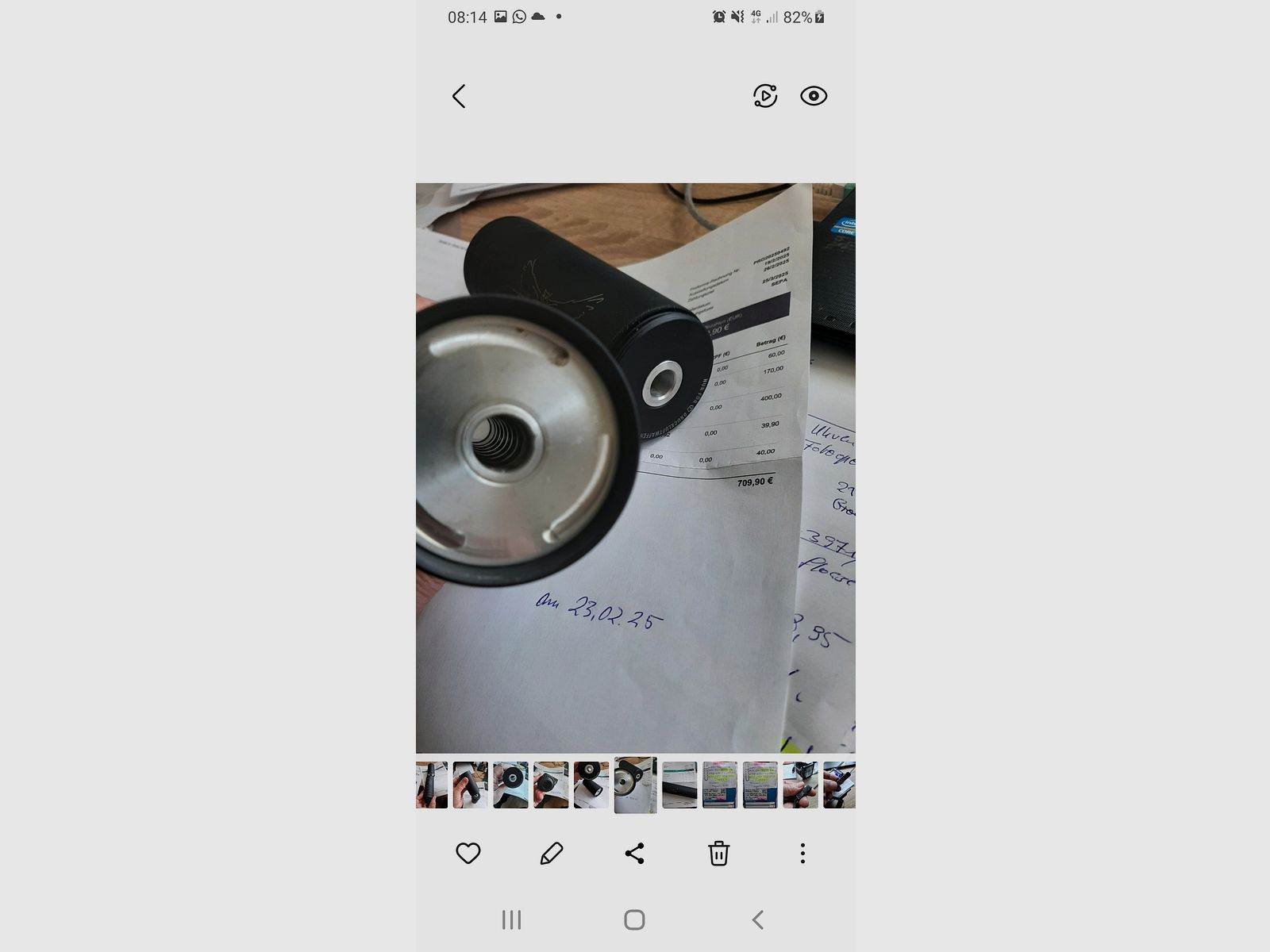 Geluiddemper JADS Waldkauz V4 Kaliber 9 mm/35 voor F wapens