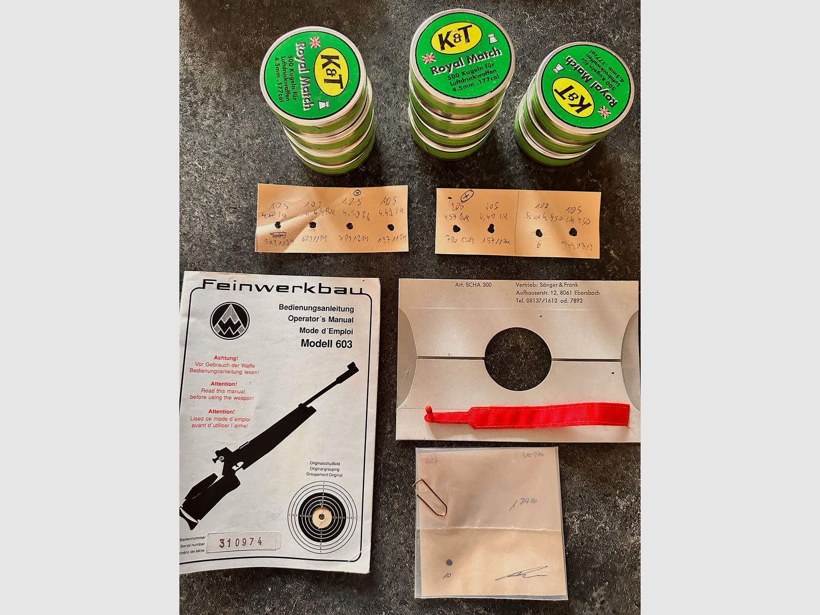 Luftgewehr Feinwerkbau 603